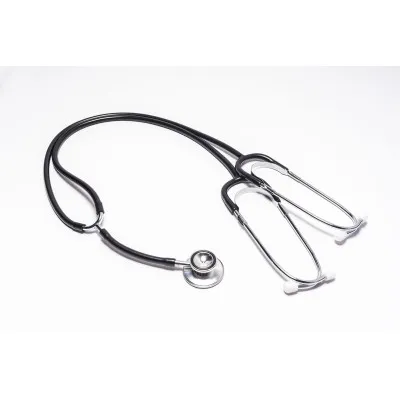 Educational Teachers Stethoscope Abn Training With Twin Binaurals Black Boxed