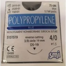 Sutures Surgical Polypropylene Size 4.0 Usp Monofilament Nonabsorbable Blue Sutures Surgical Polypropylene Size 4.0 Usp Monofilament Nonabsorbable Blue