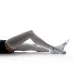 Aircast Venapure Anti Embolism Stockings Thigh High White 1/pair Open Toe