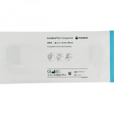 Coloplast Comfeel Plus Transparent Dressing 5cm X 25cm 33548