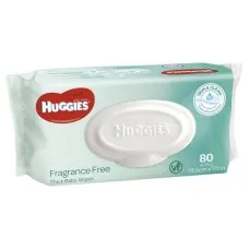Huggies Thick Baby Wipes 19.5 x17cm Fragrance Free Huggies Thick Baby Wipes 19.5 x17cm Fragrance Free