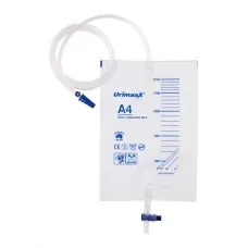 Aaxis Urimaax Drain Bag A4 Sterile 2000ml 120cm Tube T-Bar 10013104