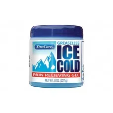 Pain Relief Gel Greaseless Xtra Care Ice Cold Physio Muscle Joint Ache Balm 227g  Jar
