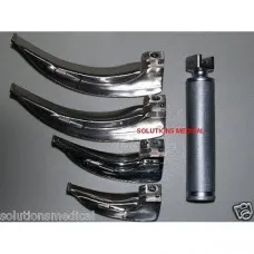Laryngoscope Disposable Blades & Handle Macintosh Type All Sizes Laryngoscope Disposable Blades & Handle Macintosh Type All Sizes
