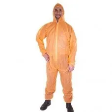Protective Coveralls Disposable Overalls (X1 Orange) Xl Protective Coveralls Disposable Overalls (X1 Orange) Xl