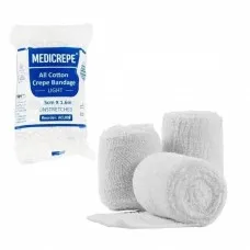 First Aid Light Bandages Medicrepe 5cm X 1.5m (X 12) Sale Item Exp 10/24 First Aid Light Bandages Medicrepe 5cm X 1.5m (X 12) Sale Item Exp 10/24