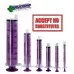 Enteral 20ml Purple Enfit Syringe Single Patient Use 80/box  Reusable