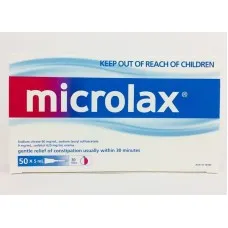 Microlax Enema 5mL 50's Microlax Enema 5mL 50's