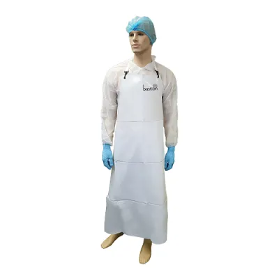 Heavy Duty Pvc Apron Waterproof White Food / Chemical Work Haccp Certified Heavy Duty Pvc Apron Waterproof White Food / Chemical Work Haccp Certified