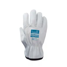 Natural Leather Riggers Gloves Santona Grain Cow General Purpose Work Glove Natural Leather Riggers Gloves Santona Grain Cow General Purpose Work Glove