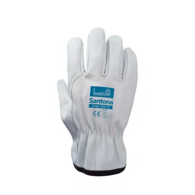 Natural Leather Riggers Gloves Santona Grain Cow General Purpose Work Glove Natural Leather Riggers Gloves Santona Grain Cow General Purpose Work Glove