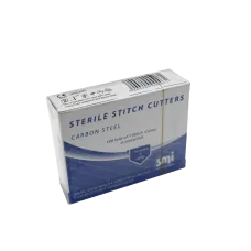 Box 100 Suture Stitch Cutters Smi Sterile Carbon Steel In Metal Foil