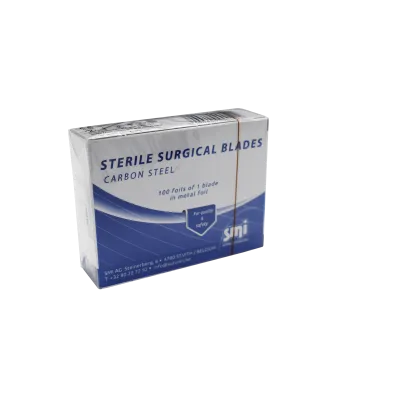 Sterile Scalpel Surgical Blades Carbon Steel In Metal Foil #12 (Box Of 100) Sterile Scalpel Surgical Blades Carbon Steel In Metal Foil #12 (Box Of 100)