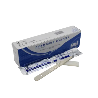 Surgical Scalpel Handle & Blade Disposable Box Of 10 Carbon Steel Smi All Sizes Surgical Scalpel Handle & Blade Disposable Box Of 10 Carbon Steel Smi All Sizes
