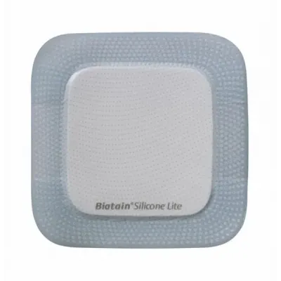 Biatain Silicone Adhesive Foam Dressing Lite, 10 x 10cm 33445