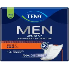 Tena Men Absorbent Protector Level 3 Orange Absorbency Value 5, 8/pkt 750836 Tena Men Absorbent Protector Level 3 Orange Absorbency Value 5, 8/pkt 750836