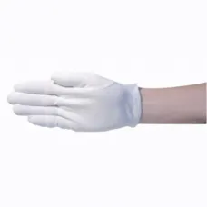 Cotton White Latex & Allergy Free Gloves Medium 12 Pairs/pkt, 24 Pieces. Cotton White Latex & Allergy Free Gloves Medium 12 Pairs/pkt, 24 Pieces.
