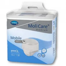 Molicare Premium Mobile 6 Drops Large 14/Pkt Waist 100 - 150cm Unisex 1963ml Pull Up Incontinence care 915833 Molicare Premium Mobile 6 Drops Large 14/Pkt Waist 100 - 150cm Unisex 1963ml Pull Up Incontinence care 915833