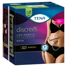 Tena Discreet Pants Noir Womens Large Black Waist 95 - 125cm 615ml 780226 Tena Discreet Pants Noir Womens Large Black Waist 95 - 125cm 615ml 780226
