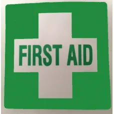 First Aid Sticker Decal Safety Sign 130 X 90mm X2 First Aid Sticker Decal Safety Sign 130 X 90mm X2