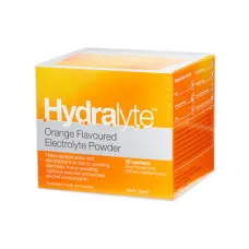 Hydralyte Electrolyte Powder Orange 5g Sachets Orange Box/10 Hydralyte Electrolyte Powder Orange 5g Sachets Orange Box/10