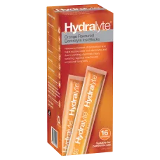 Hydralyte Ice Blocks Orange Flavour - Box/16 Hydralyte Ice Blocks Orange Flavour - Box/16