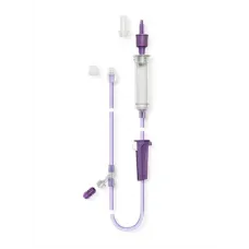 Gravity Pack Port and Drip Chamber Set Flocare 1580mm 86460