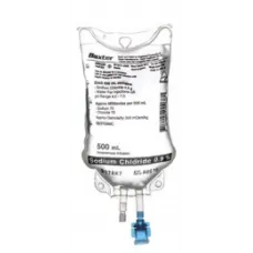 Saline For Iv Infusion 0.9% Sodium Chloride 500ml Freeflex Baxter Bag X 1