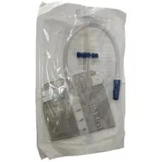 Leg Bag for Urine Collection + T-Valve 30cm 500ML Clear PVC - Single Leg Bag for Urine Collection + T-Valve 30cm 500ML Clear PVC - Single