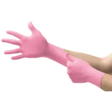 Pink Powder Free Micro Touch Gloves Nitrile Accelerator Free 100/bx Pink Powder Free Micro Touch Gloves Nitrile Accelerator Free 100/bx